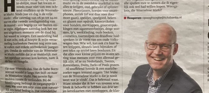 Column: Op Ooghoogte Tubantia Column: Op Ooghoogte Tubantia